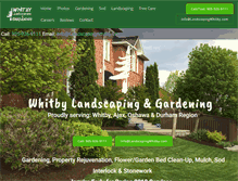 Tablet Screenshot of landscapingwhitby.com